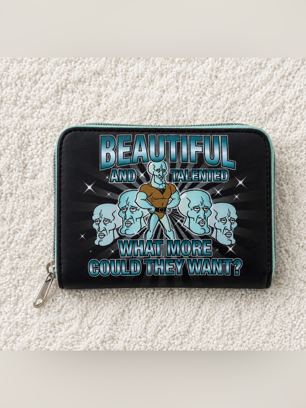 Loungefly x Nickelodeon Handsome Squidward Zip Wallet – “Beautiful & Talented”